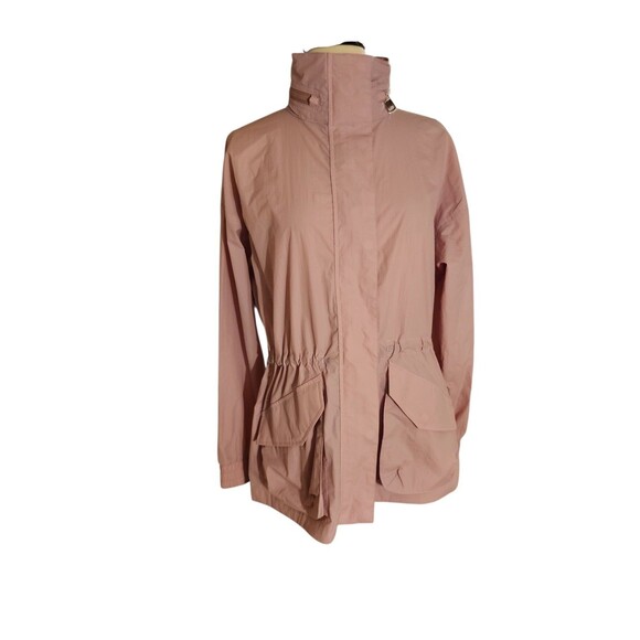 Varley Nellie Mauve Mist Windbreaker Womens XS Relaxed Fit Zip Away Hood Spring - Picture 2 of 10